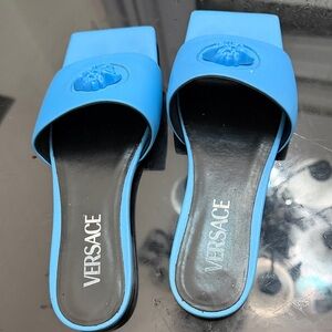 Versace Women's Vibrant Blue Sandals